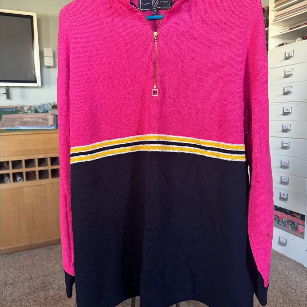 St. John Sport Pink Sweater